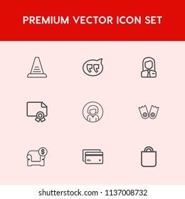Modern, simple vector icon set on red background with achievement, summer, furniture, dialog, construction, present, face, lady, staircase, underwater, interior, ladder, modern, debit, employer icons
