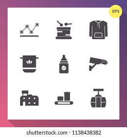 Modern, simple vector icon set on gradient background with music, data, nutrition, bar, city, report, house, cotton, saxophone, soft, camera, cloth, instrument, train, diagram, plastic, sky, car icons