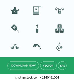 Modern, simple vector icon set on white background with astronaut, communication, sign, telephone, baby, wildlife, call, dove, ocean, chief, white, health, laboratory, space, well, childhood icons