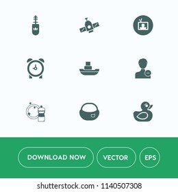 Modern, simple vector icon set on white background with cosmetic, eyelash, equipment, broom, school, watch, backpack, cleaner, girl, ship, science, screen, television, rucksack, lash, beauty, tv icons