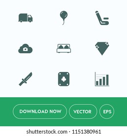 Modern, simple vector icon set on white background with service, business, game, celebration, background, jewel, happy, transport, knife, decoration, championship, photo, diagram, competition icons