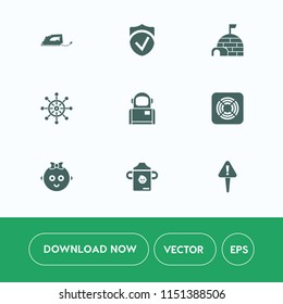 Modern, simple vector icon set on white background with food, nutrition, kid, air, hot, milk, ship, equipment, exclamation, cosmos, cold, fan, secure, arctic, baby, bottle, work, snow, helm, ice icons