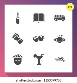 Modern, simple vector icon set on gradient background with airplane, literature, human, paper, speed, technology, globe, science, tool, departure, beer, earth, laboratory, chinese, travel, asian icons