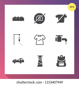 Modern, simple vector icon set on gradient background with pharmacy, medicine, light, baby, water, child, bathroom, healthy, nature, health, faucet, food, fashion, fresh, picture, ocean, medical icons