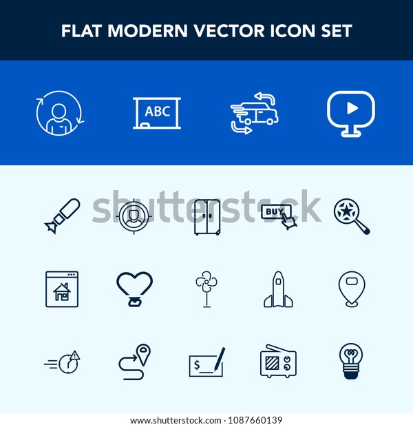 Modern, simple vector icon set with fast, web,
video, concept, property, ventilator, bomb, button, online, find,
transportation, quality, black, interior, real, car, sign, profile,
marketing icons