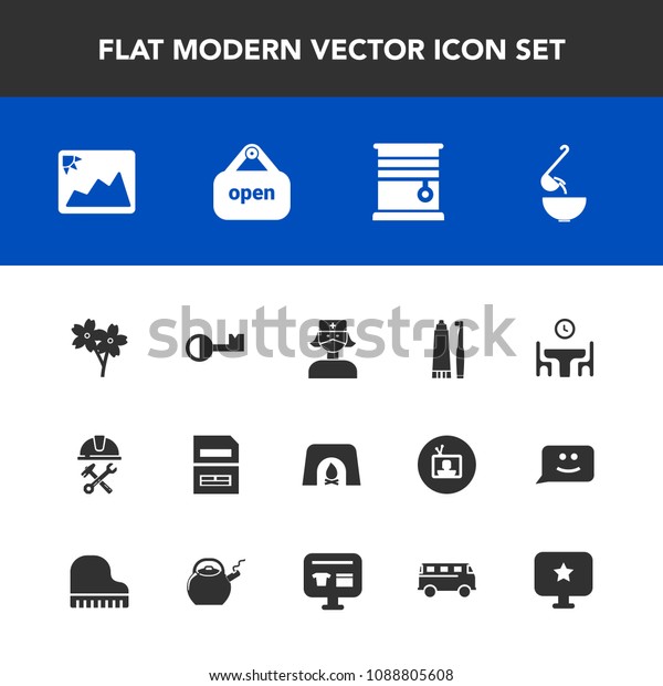 Modern Simple Vector Icon Set Care Stock Vector Royalty Free