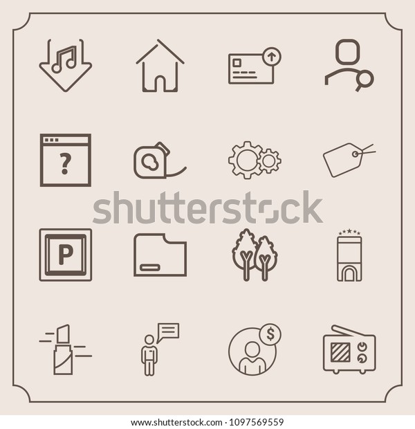 Modern, simple vector icon set with currency,\
estate, road, car, finance, file, chat, fashion, person, music,\
lipstick, landscape, transport, sign, home, tree, internet, signal,\
cash, building icons