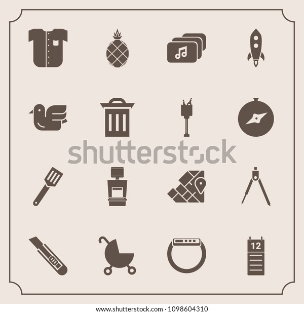 Modern, simple vector icon set with instrument,\
fashion, stroller, travel, engineering, white, cutter, nature,\
geography, watch, agenda, pan, sign, map, music, pram, file,\
reminder, world, shirt\
icons
