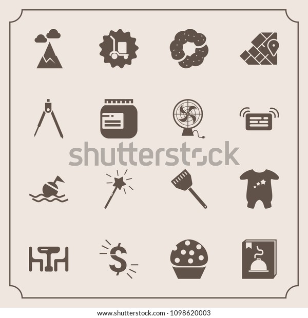Modern, simple vector icon set with map, cake,\
delivery, lifebuoy, blue, family, life, doughnut, geography, child,\
dollar, tool, landscape, cooking, world, menu, kitchen, sweet,\
baby, clothes icons