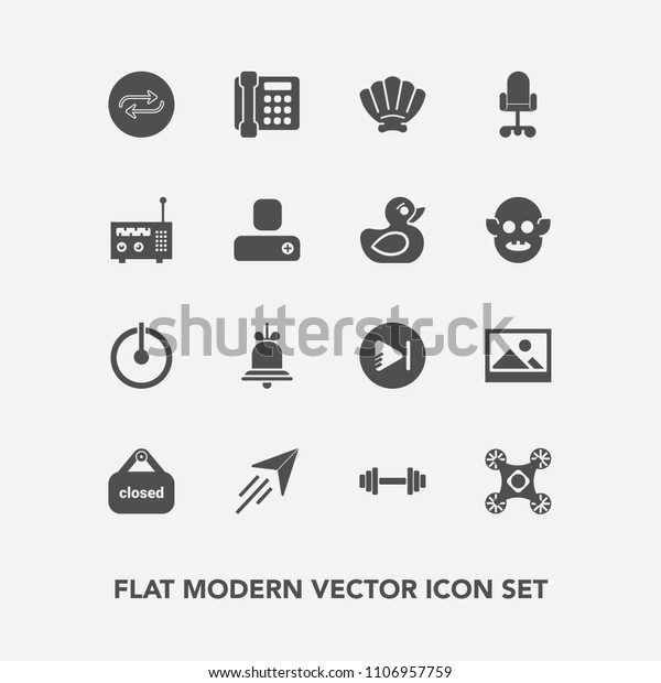 Modern Simple Vector Icon Set Paper Stock Vector Royalty Free 1106957759