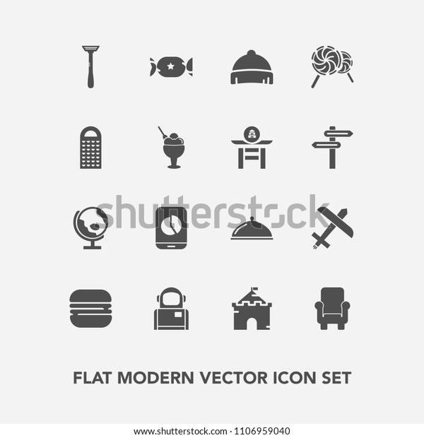 Modern Simple Vector Icon Set Global Stock Vector Royalty Free