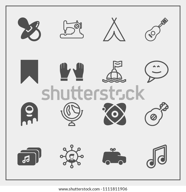 Modern, simple vector icon set with camp, universe,\
file, childhood, musical, planet, machine, communication, screen,\
kid, bookmark, globe, world, display, adventure, outdoor,\
technology, sewing\
icons