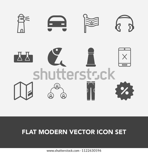 Modern Simple Vector Icon Set Game Stock Vector Royalty Free