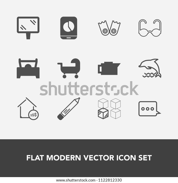 Modern, simple vector icon set with sun, office,\
street, drink, road, vehicle, flipper, house, price, replacement,\
sign, summer, wildlife, car, caffeine, cafe, sea, real, underwater,\
baby, sport icons