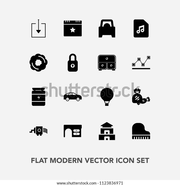 Modern, simple vector icon set with bodybuilding,\
work, health, parachute, music, highway, move, sign, sound,\
nutrition, sky, temple, lollipop, web, asia, culture, left, food,\
kitchen, download\
icons