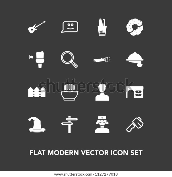 Modern Simple Vector Icon Set On Stock Vector Royalty Free 1127279018