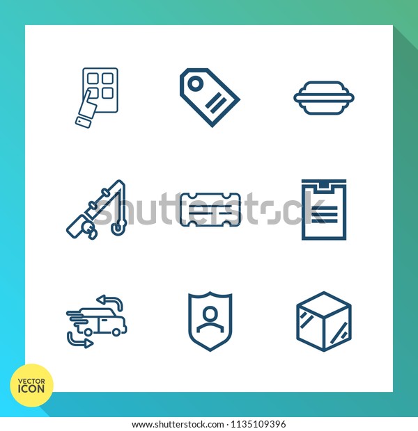 Modern, simple vector icon set on gradient\
background with white, sandwich, burger, sport, coupon, device,\
internet, tomato, meal, lettuce, price, discount, retail, fishing,\
fast, modern, tag\
icons