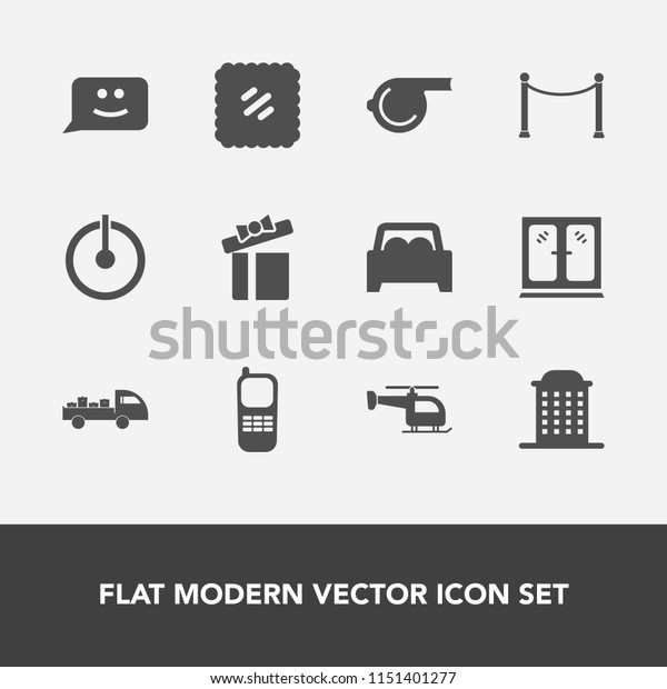 Modern, simple vector icon set with box, off,\
postage, phone, button, flight, truck, home, holiday, delivery,\
helicopter, transport, furniture, referee, stamp, city, stationary,\
gift, equipment icons