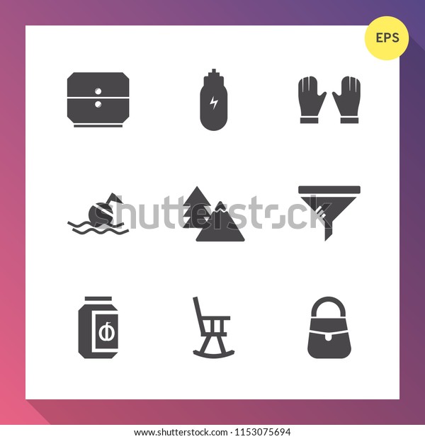 Modern Simple Vector Icon Set On Stock Vector Royalty Free