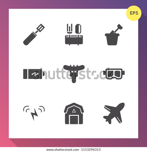 Modern Simple Vector Icon Set On Stock Vector Royalty Free