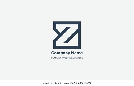 Modern Simple Z logo design inspiration