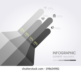 Modern Simply infographic template ,Vector illustration. can be used for workflow layout, diagram, social media plan , business plan, web template, infographics