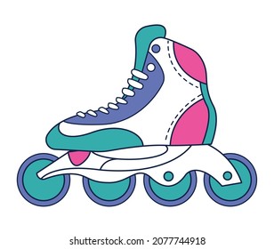 modern skate roller extreme sport