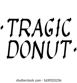 Modern slang.Colloquial expression.Common language.Decorative font style.Vector lettering illustration.