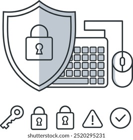Una ilustración de seguridad cibernética moderna y elegante con cerraduras digitales, escudos y símbolos de red seguros. Perfecto para contenido relacionado con la tecnología, seguridad en línea y protección de datos visuales".
Etiquetas