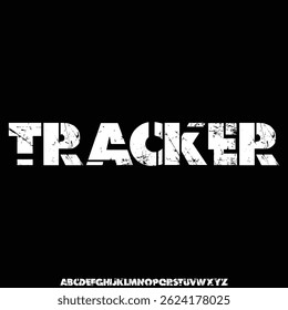 Modern sleek display font vector