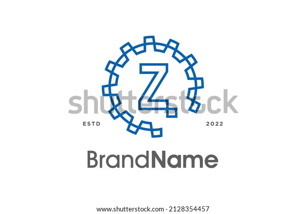Modern and Sleek\
Illustration logo design Initial Z Combining with gear. Logo can\
use for any company.