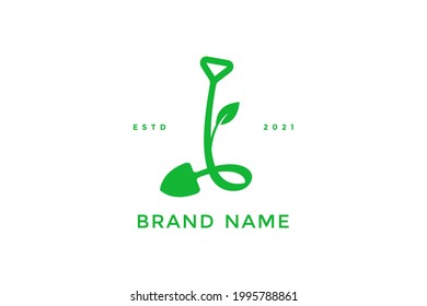 Diseño de logotipo moderno y elegante Primer palo y hoja I.