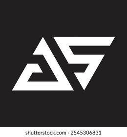 Ein modernes und elegantes Logo-Design für JS, das Innovation und Kreativität symbolisiert. Saubere Linien, kräftige Typografie und eine dynamische Farbpalette spiegeln eine hochmoderne, professionelle Markenidentität wider.