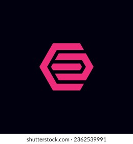 Modern and sleek technology logo design. This minimalist logo features a stylized circuit board pattern in vibrant blue and metallic silver, symbolizing innovation, connectivity, and cutting-edge tech