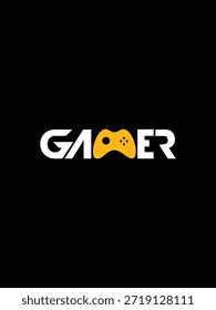 Ein modernes und elegantes Vektordesign eines Videospiel-Controllers, das die Essenz der Spielkultur und der Esports einfängt.