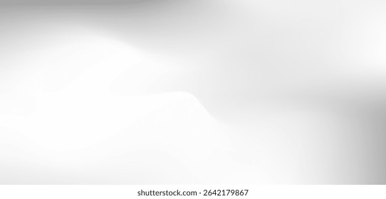 Modern sliver gradient colour smooth low light minimal blurry abstract background vector illustration eps10. High quality graphic. Perfect for modern artwork, backdrop, banner, templates, business