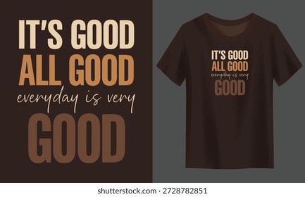 Modern Slogan Poster Layout With Brown And Beige Fonts, full Customizable design.