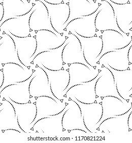 Modern small dotted texture with regularly repeating dots. Seamless pattern.