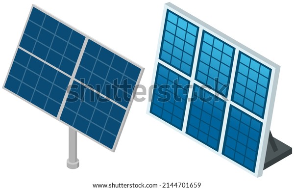 Modern smart electrical solar power plant\
technology isolated. Digital related asset. Power plant battery\
energy storage with photovoltaic solar panels and rechargeable\
li-ion electricity\
backup