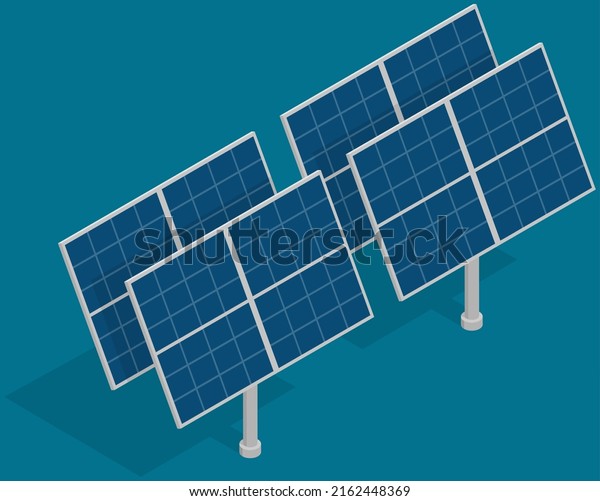 Modern smart electrical solar power plant\
technology equipment. Digital related asset. Power plant battery\
energy storage with photovoltaic solar panels and rechargeable\
li-ion electricity\
backup