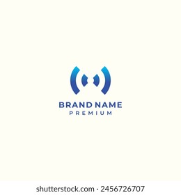 Vector moderno del logotipo del hogar inteligente para la marca comercial del asistente del desarrollo de la tecnología AI