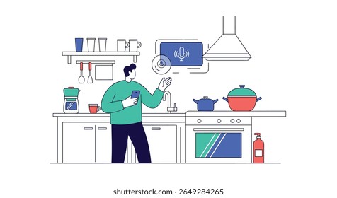 Modern Smart Kitchen Technology Enhancing Home Life and Convenience for Everyone