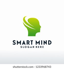Modern Smart Mind logo designs concept vector, Head Care logo template