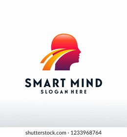 Modern Smart Mind logo designs concept vector, Head Care logo template