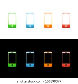 Modern Smart Phone Cell Phone Icon