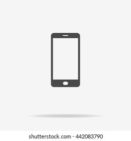 Modern smart phone icon. Vector concept illustration for design.