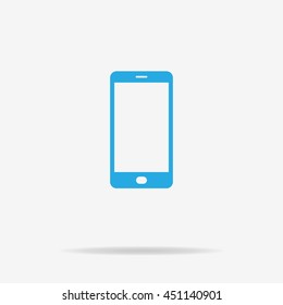 Modern smart phone icon. Vector concept illustration for design.
