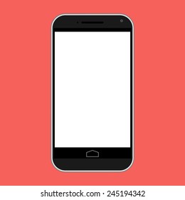 Modern smart phone vector