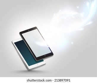 Modern Smart Phone Vector Illustration