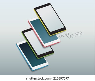 Modern Smart Phone Vector Illustration